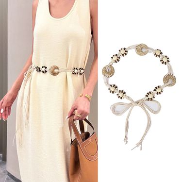 Belt Chain 1PC Ladies Waist Jewelry Handmade Weaving Women Belt Hundreds of Casual Fashion Waist Chain_voghion.com