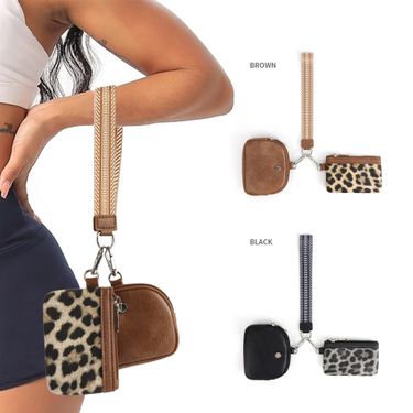 Unisex Fashion Wrist Bag Portable Simple Bank Card Mini Coin Purse_viptrois.com