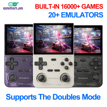 GAMINJA Open Source K36 Retro Handheld Video Game Console 16000 Games Emulator For PS1/PSP/DC/N64/SS 3.5 Inch IPS Screen_voghion.com
