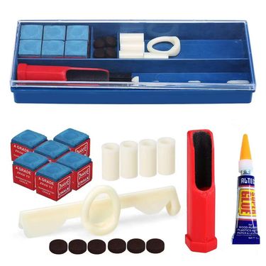 20 piece cue repair kit set billiards cue repair accessories_voghion.com