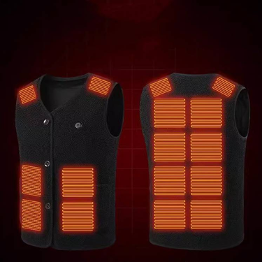 Men's Clothing heating vest heating cotton coat men and women winter constant temperature warm heating vest cotton vest_voghion.com