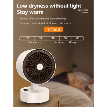 Desktop Electric Shaking Head Heater Fast Heating Constant Temp Wide-angle Warm Supply Low Noise Mini Home Office Warmer_voghion.com