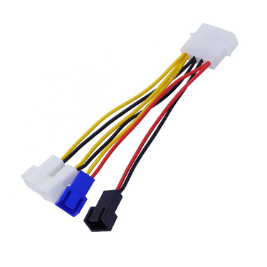 4-in-1 Computer Cooling Fan Power Cable CPU PC Cooler Wire Adapter Connector_voghion.com