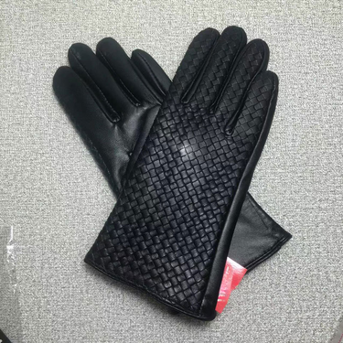New Men's And Women's Hand-Woven Sheepskin Touchscreen Outdoor Fleece-Lined Warm Fashion Genuine Leather Gloves_voghion.com