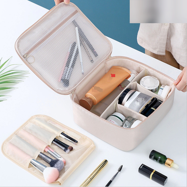 Storage Bags New Ins Style Large Capacity Cosmetic Bag, Detachable Partition, Wash Bag, Portable Cosmetic Storage Bag_voghion.com