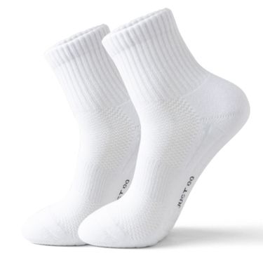 Full summer towel bottom sports professional running fast drying mid tube socks, men's pure cotton socks_voghion.com