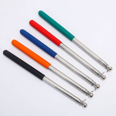 Tour guide flagpole 1 meter 1.2 meter 1.4 meter 1.6 meter soft rubber sleeve handle stainless steel whip baton rubber whip_voghion.com