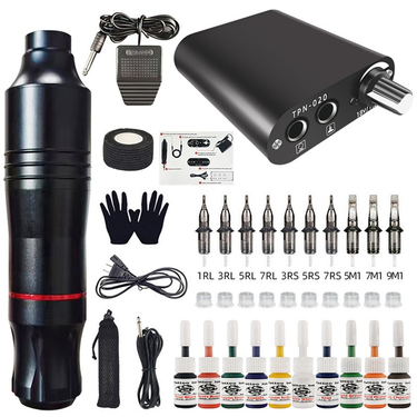 Ou Liang Woodpecker Motor Pen Set Tools Power Tattoo Equipment_voghion.com