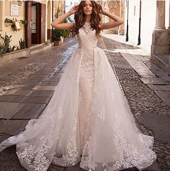 Women's Clothing Main wedding dress new style simple forest travel shoot outdoor bride go out light gauze skirt high end lace super fairy dream_voghion.com