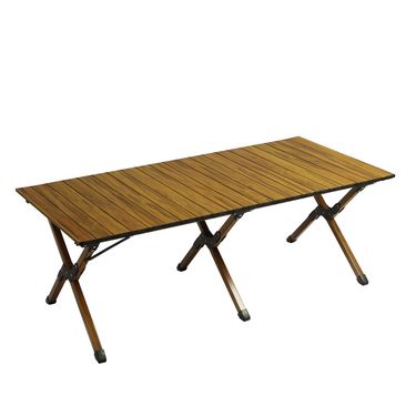 Outdoor Camping Folding Table Stall Portable Aluminum Alloy Egg Roll Table Camping BBQ picnic table Aluminum Alloy Table_voghion.com