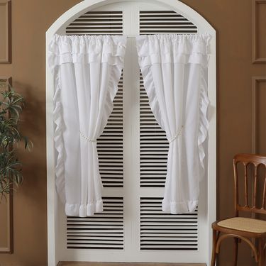 Magic Voile Sheer Curtains - Light Filtering Privacy Window Drapes With Anti-Scratch & Thermal Insulation For Bay Window, Living Room & Balcony_voghion.com