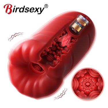 Male Masturbator, Vacuum Cup, Pussy Vibrator, Medical Silicone Sex Toy For Men, Long-lasting_voghion.com