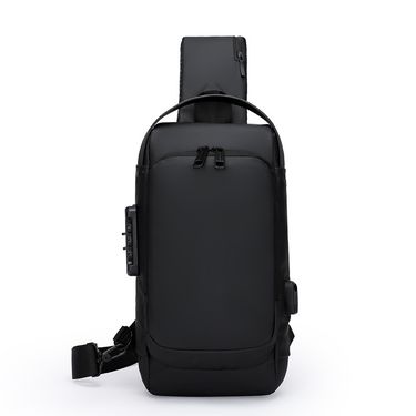 New Multi-Functional Password Lock Chest Anti-Theft Outdoor Casual Crossbody Unisex Simple Shoulder Bag_voghion.com