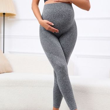 Family matching pregnancy pants for pregnant women three-dimensional belly support high waist wrap high elastic skin-friendly soft slim tight WSSL_voghion.com