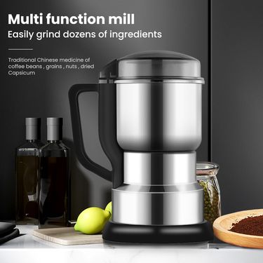 220V Electric Coffee Grinder Electric Kitchen Cereals Nuts Beans Spices Grains Grinder Machine Kitchen Grinding Mill Tools_voghion.com