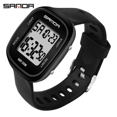 Sanda Student Electronic Men's Women's Watch Waterproof Night Glow Sports Korean Edition Trend_voghion.com