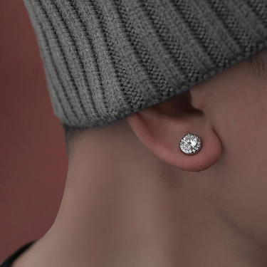 Magnetic earrings for men's trendy ear clips without ear holes for women's magnetic suction earrings_ipsvogv.com