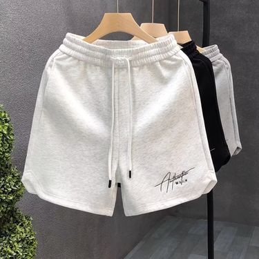 Men's Clothing Men's Summer Trendy Brand Embroidered Sports Pants Summer Fitness Breathable Loose Trendy Casual Shorts_voghion.com