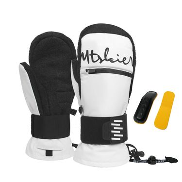 New Spot Adult Kevlar Ski Gloves With Wrist Guards, Snowboard Wear-resistant Waterproof Kevlar Ski Gloves_voghion.com