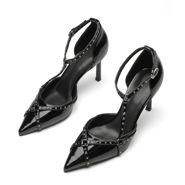 Women's fashion bun thin with fashion all-matching high heels_vogvips.com