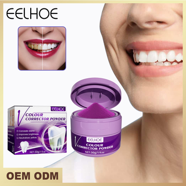 EELHOE V34 Powder for Tooth Yellowing Staining Removal, Oral Cleaning, Fresh Brightening and Whitening_voghion.com