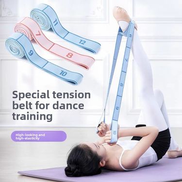 Children's Dance Practice Elastic Stretch Digital Segmented Yoga Latin Fitness Resistance Band_voghion.com