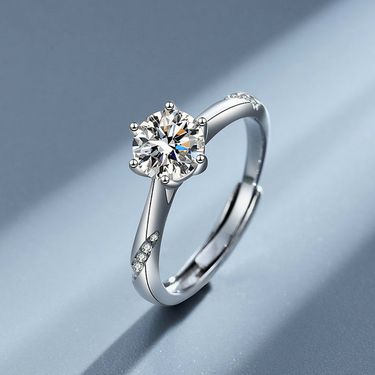 Mosang Stone Spiritual 1 Carat Multi Women's Simulated Diamond Ring Opening Classic Certificate_ipsvogv.com