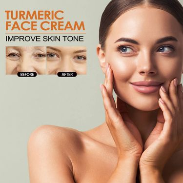 EELHOE Turmeric Moisturizing&Moisturizing Facial Wrinkles Softening&Keratin Firming Face Cream_voghion.com