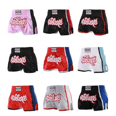 Mesh Style Muay Thai Shorts Are Sturdy, Durable, Simple, And Beautiful. Boxing Combat Training Shorts For Children And Adults_voghion.com