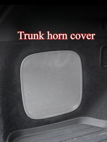For Xpeng G6 1pcs Car Trunk Speaker Cover Stainless Steel Audio Frame Upgrade Interior Protection Dustproof Decorative Cover_voghion.com