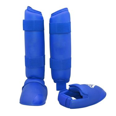 Children's leg suit adult Sanda fighting thickened taekwondo training foot protection_voghion.com