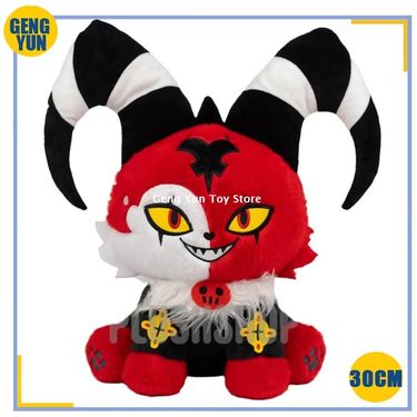 30CM Large Plush Niffty Blito Meow  Hazbin Hotel Plushie Stuffed Animals Doll Anime Cartoon Soft Customized Plush Kids Toy Gifts_voghion.com