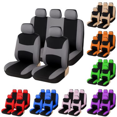 Car seat cover General fabric chair cover interior car seat cover_voghion.com