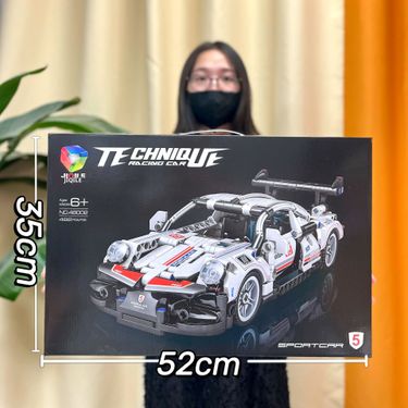 Children's Toy Small Particle Racing Car Warship Educational Building Blocks Mechanism Gift_voghion.com