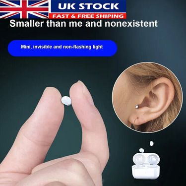 UK NEW Mini Earbuds Invisible Sleep Headphone Bluetooth 5.2 Earphones Wireless_voghion.com