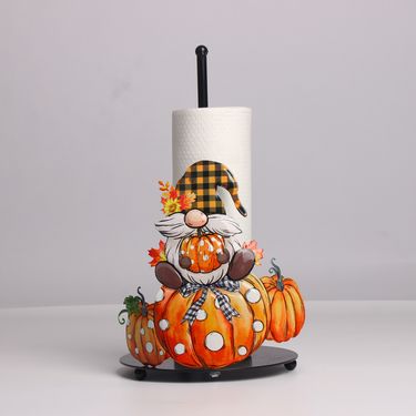 Nordic table tissue holder hand-free punch-free vertical kitchen paper holder paper towel rack roll paper rack storage rack_voghion.com