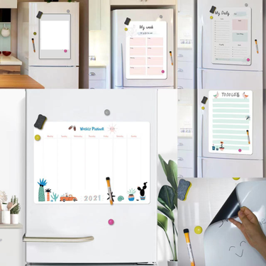 CT006-019 erasable magnetic refrigerator sticker Movable Bulletin board schedule schedule A3A4 whiteboard sticker_voghion.com