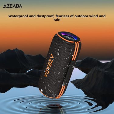 AZEADA Outdoor Portable Wireless IPX6 Waterproof Bluetooth 5.3 Cross-Border Travel RGB Lighting Speaker No Lagging_voghion.com