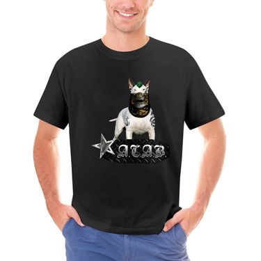 Men's Bullterrier ACAB Punk Fighting Dog t printed Short Sleeve S-XXXL Vintage Interesting Humor Spring Autumn shirt_voghion.com