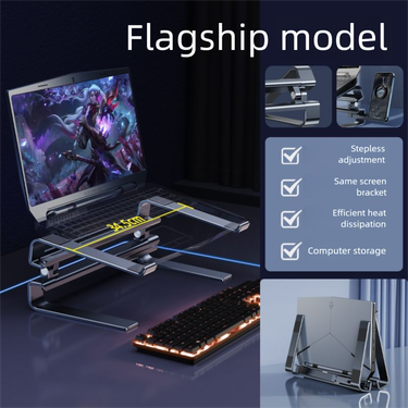 E-Sports Gaming Laptop Stand Adjustable Suspended Cooling Support Notebook Holder Desktop Heightening_voghion.com