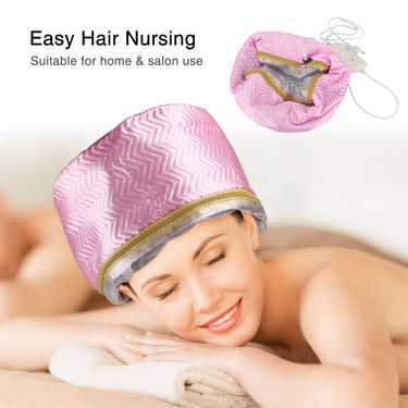 Thermal Treatment Cap Heating Steamer Nourishing Care Accessories Bonnets For Women Hair Dryer Home Spa Salon Styg New Popular_voghion.com