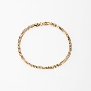 INS Simple Bracelet Copper Plated 14K Real Gold Hiphop Personality All Match Hand Jewelry_voghion.com