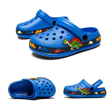 Child Anti Skid Slipper Summer Hole Rubber Kids Unicorn Dinosaur Garden Shoes Beach Flat Sandals Slippers_voghion.com