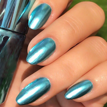 fast 12 color drying mirror effect nail polish female metallic nail polish golden Sier red nail art polishing ing_voghion.com