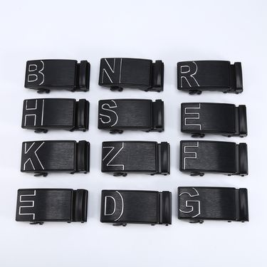 Men's Letter Acrylic Automatic Buckle Business Middle Youth Belt_voghion.com