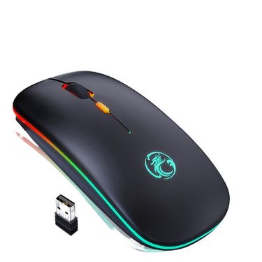 Wireless Mouse Bluetooth Mouse Wireless Computer Mouse RGB Rechargeable Ergonomic LED Backlit Mause Silent Mice For Laptop PC_voghion.com