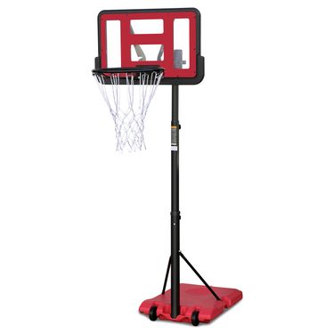 Use for Outdoor Height Adjustable 4.8 to 7.7ft Basketball Hoop 44 Inch Backboard Portable Basketball Goal System with Stable Base and Wheels_voghion.com