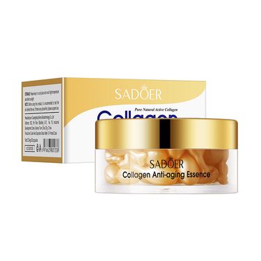 Capsule Cream SADOER Bone Collagen Anti Wrinkle Essence 0.34gx30 Capsules Moisturizing And Hydrating, Exquisite Packaging_voghion.com