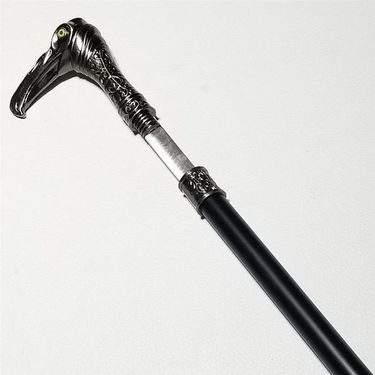 Outdoor Eagle-Head Luxury Walking Stick Mountaineering Trip Canes Decorative Walking Cane With 33cm Sword_voghion.com