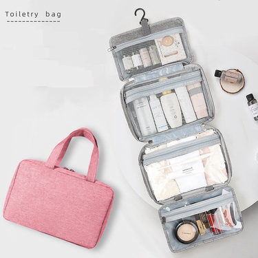 Home & Garden Waterproof Travel Hook Toiletry Bag Foldable Portable Multifunctional Cosmetics Storage Bag_voghion.com
